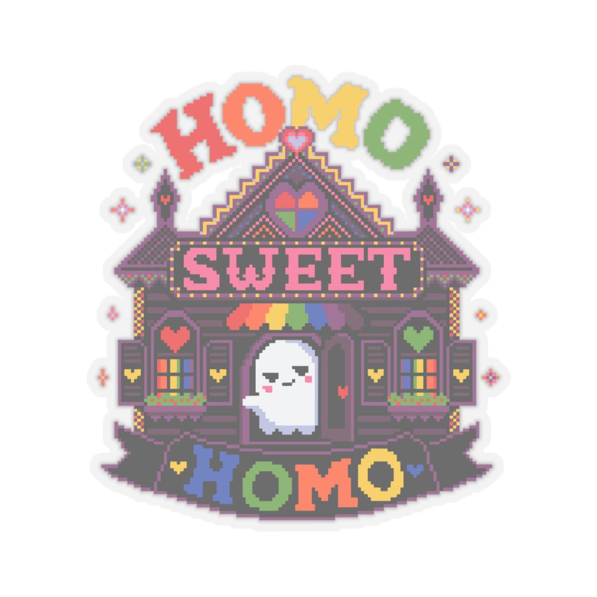 Homo Sweet Homo Kiss-Cut Sticker - Image 16
