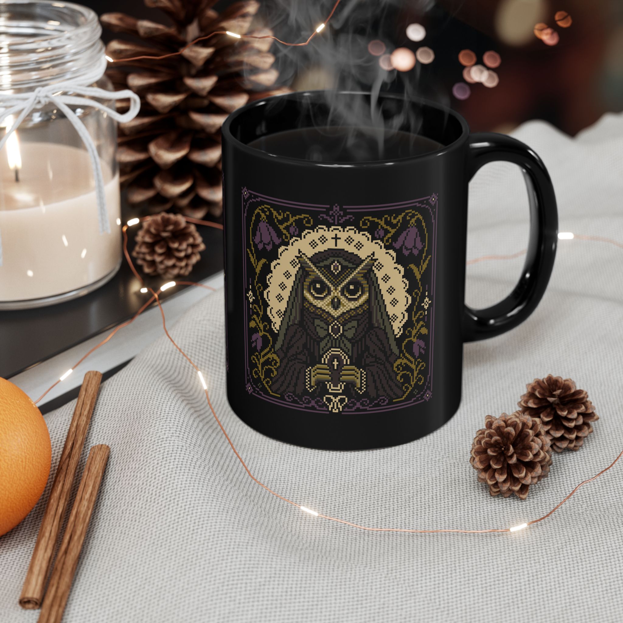 Mourning Widowl Ceramic Mug - Image 4