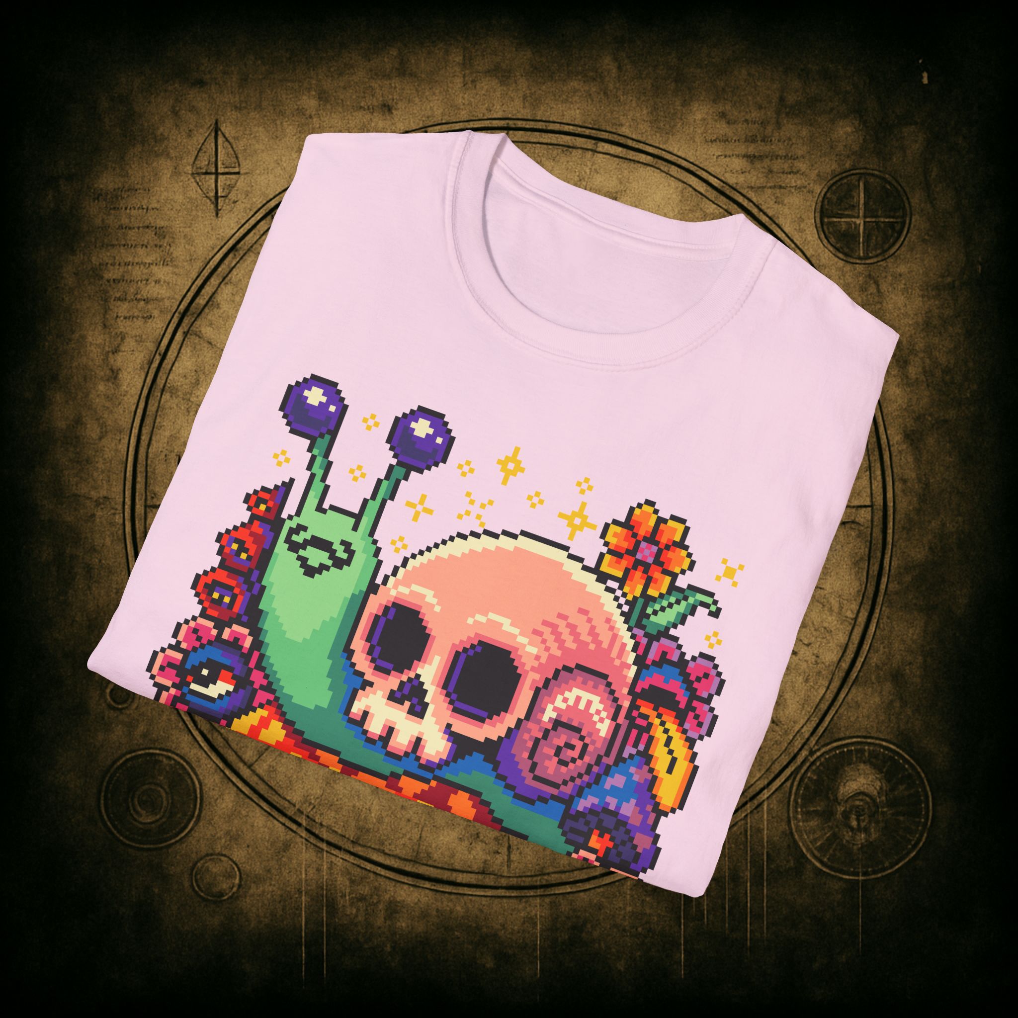 Skull Snail Unisex T-Shirt - Image 74