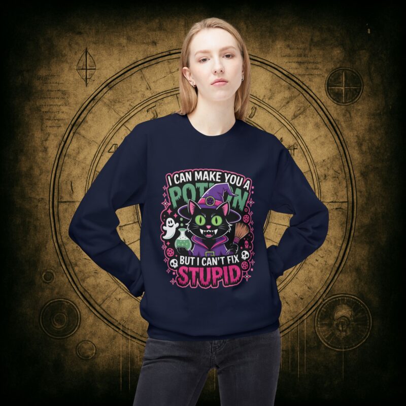 Can’t Fix Stupid Unisex Sweatshirt - Image 35
