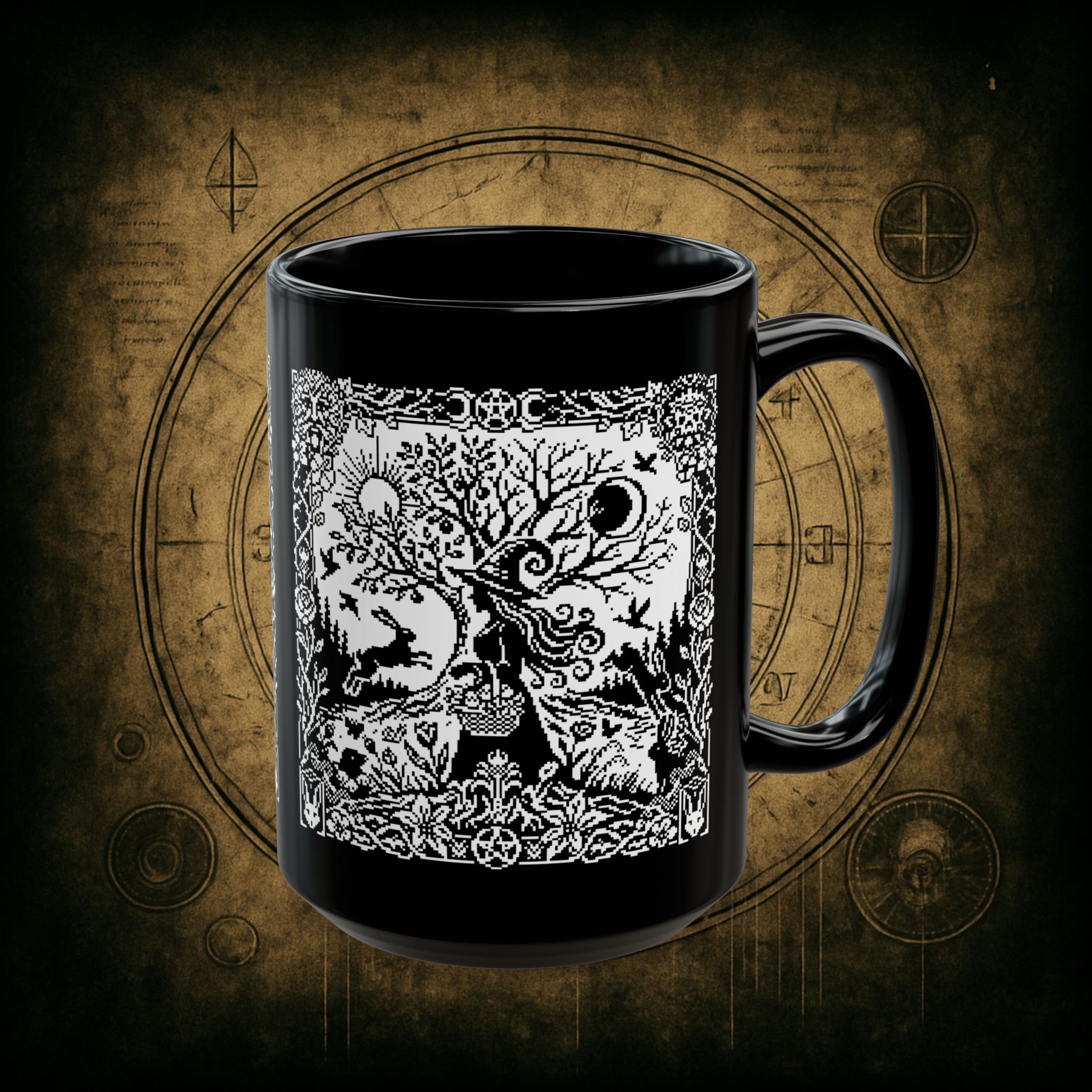 Ostara Witch Ceramic Mug - Image 9