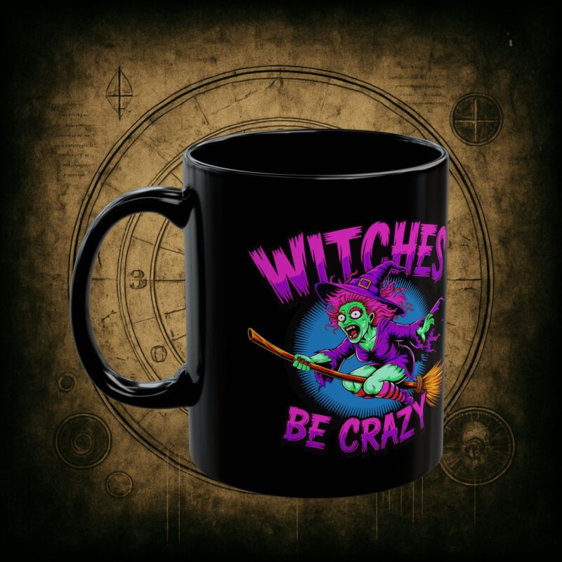 Witches Be Crazy Ceramic Mug - Image 3
