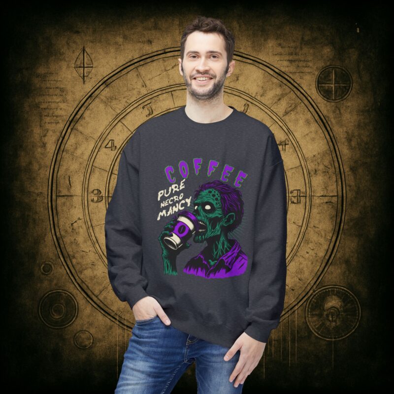 Zombie Coffee Necromancy Sweatshirt - Image 24