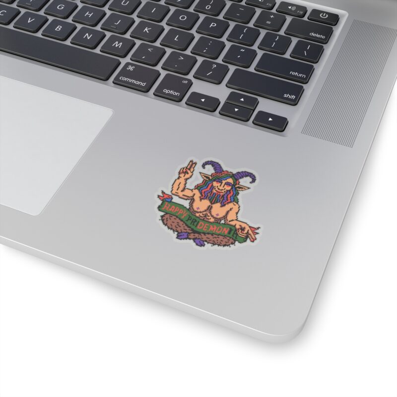 Happy priDEMONth Kiss-Cut Sticker - Image 5
