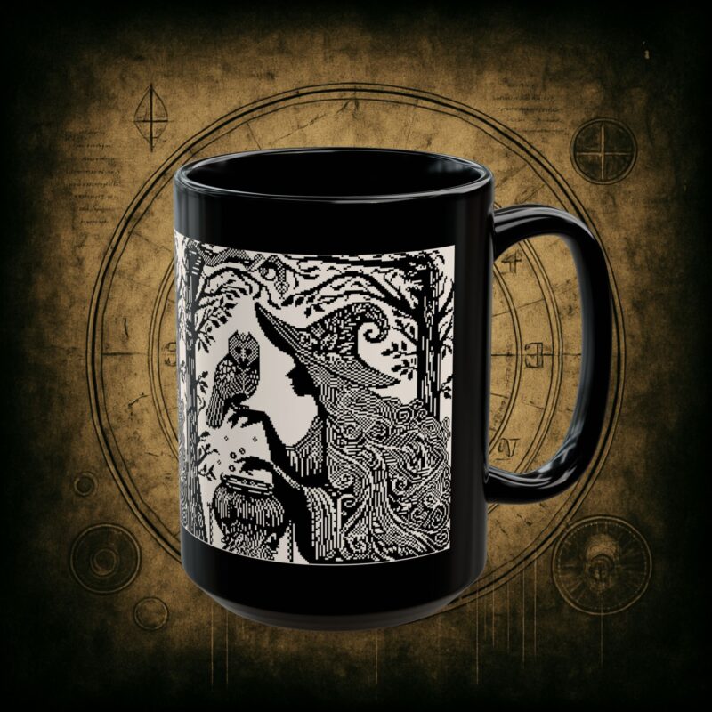 Wood Witch 2 Ceramic Mug - Image 9