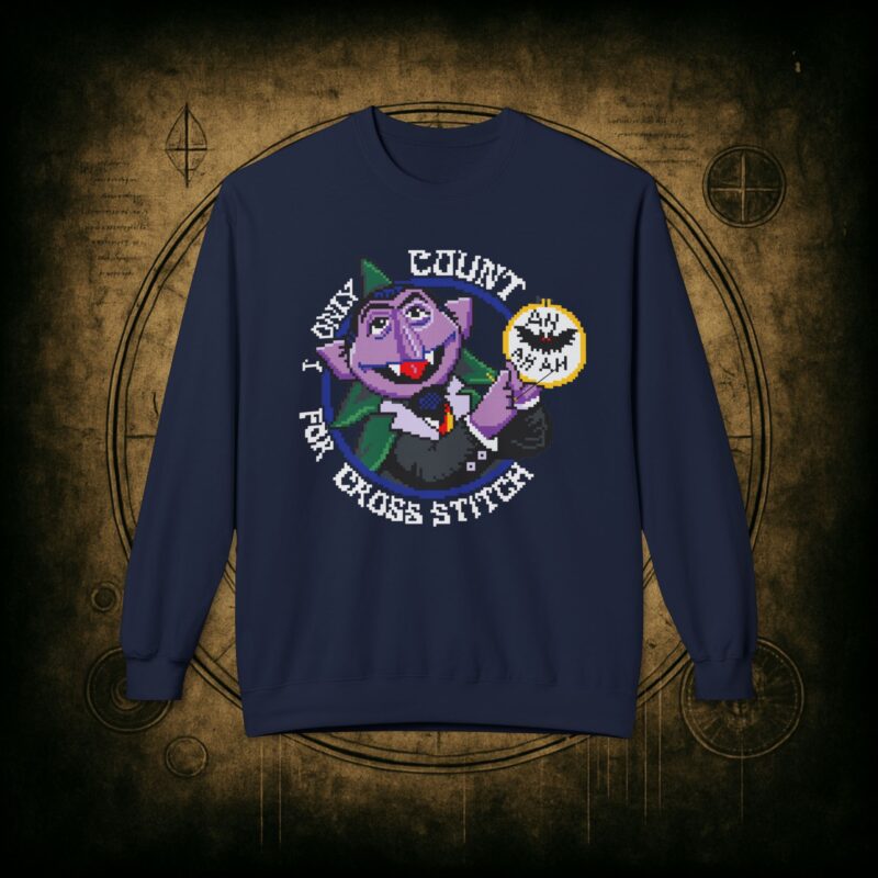 Count for Cross Stitch Unisex Sweatshirt - Image 34