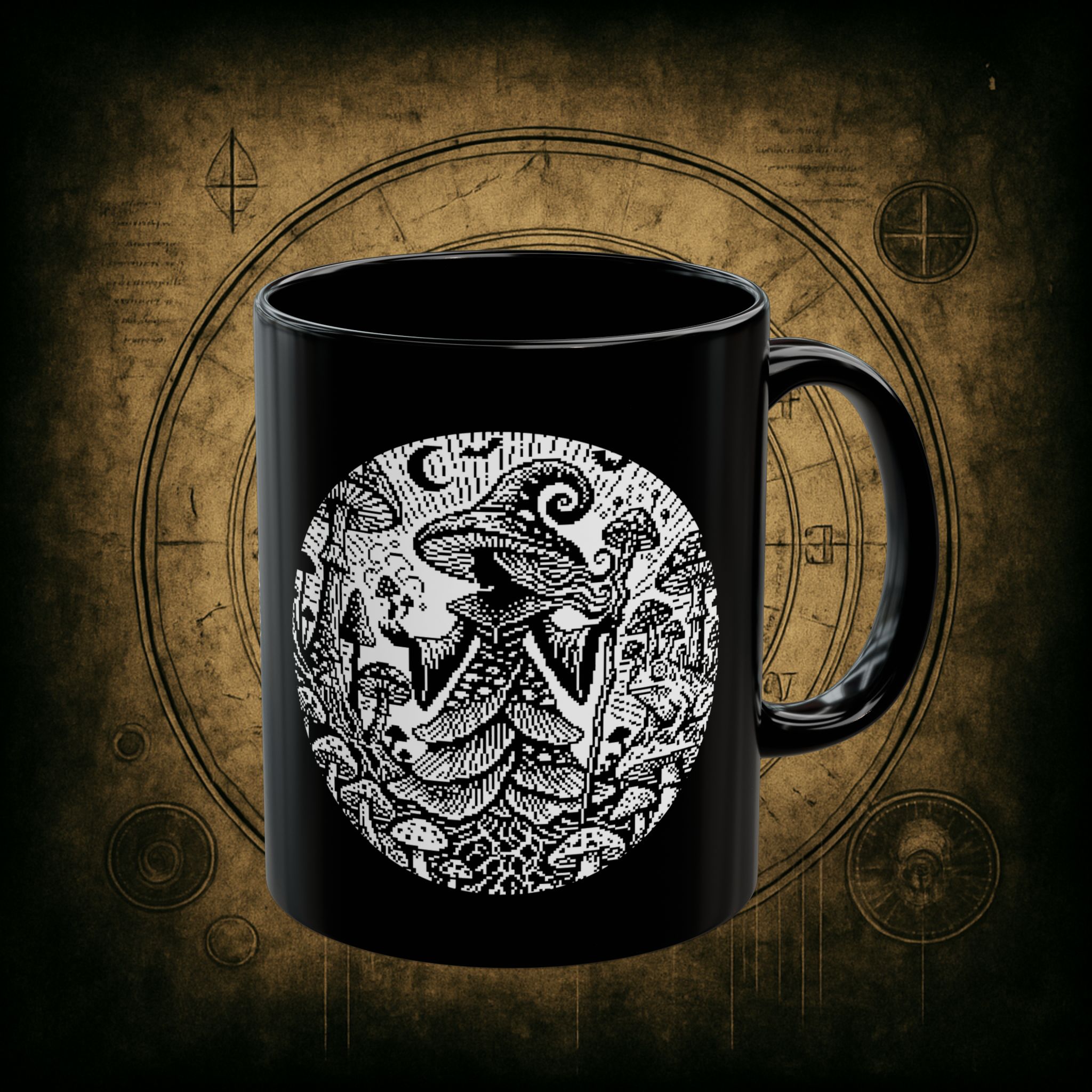 Mycelium Witch Ceramic Mug