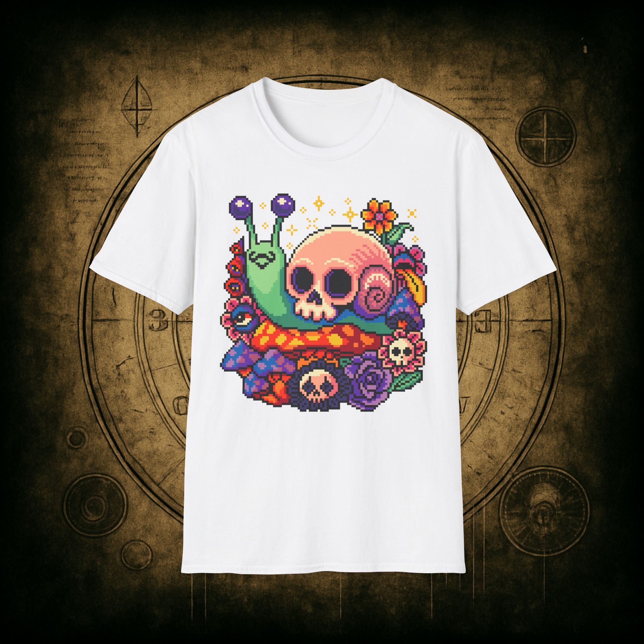 Skull Snail Unisex T-Shirt - Image 31