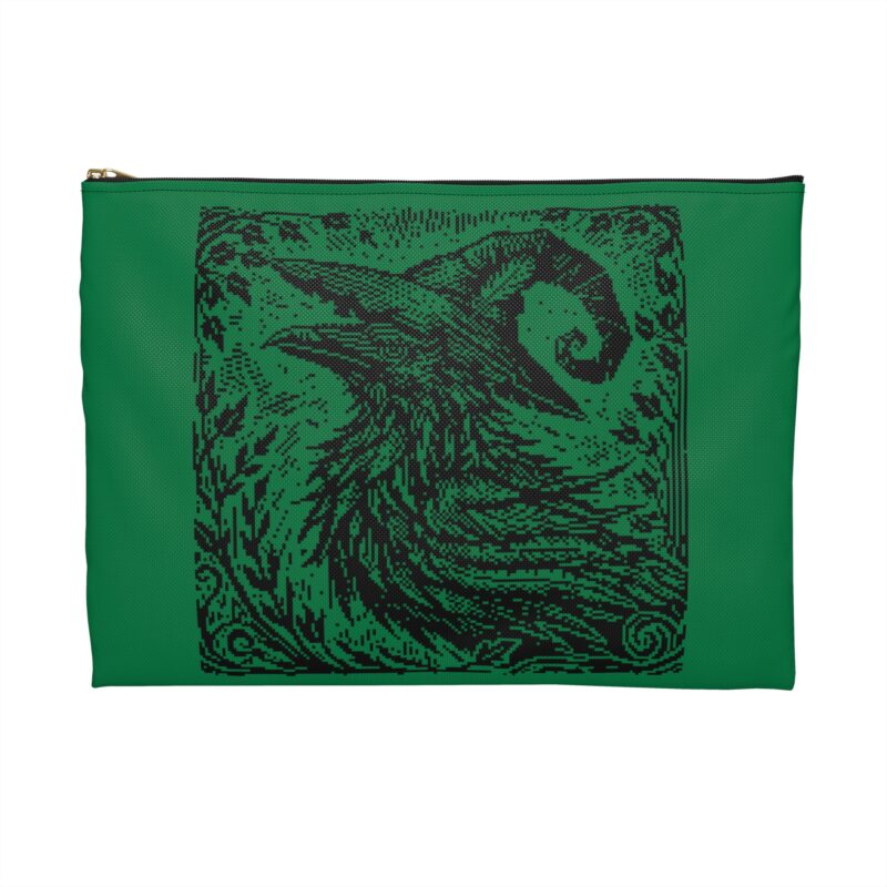 Woodcut Raven Project Bag - Image 2