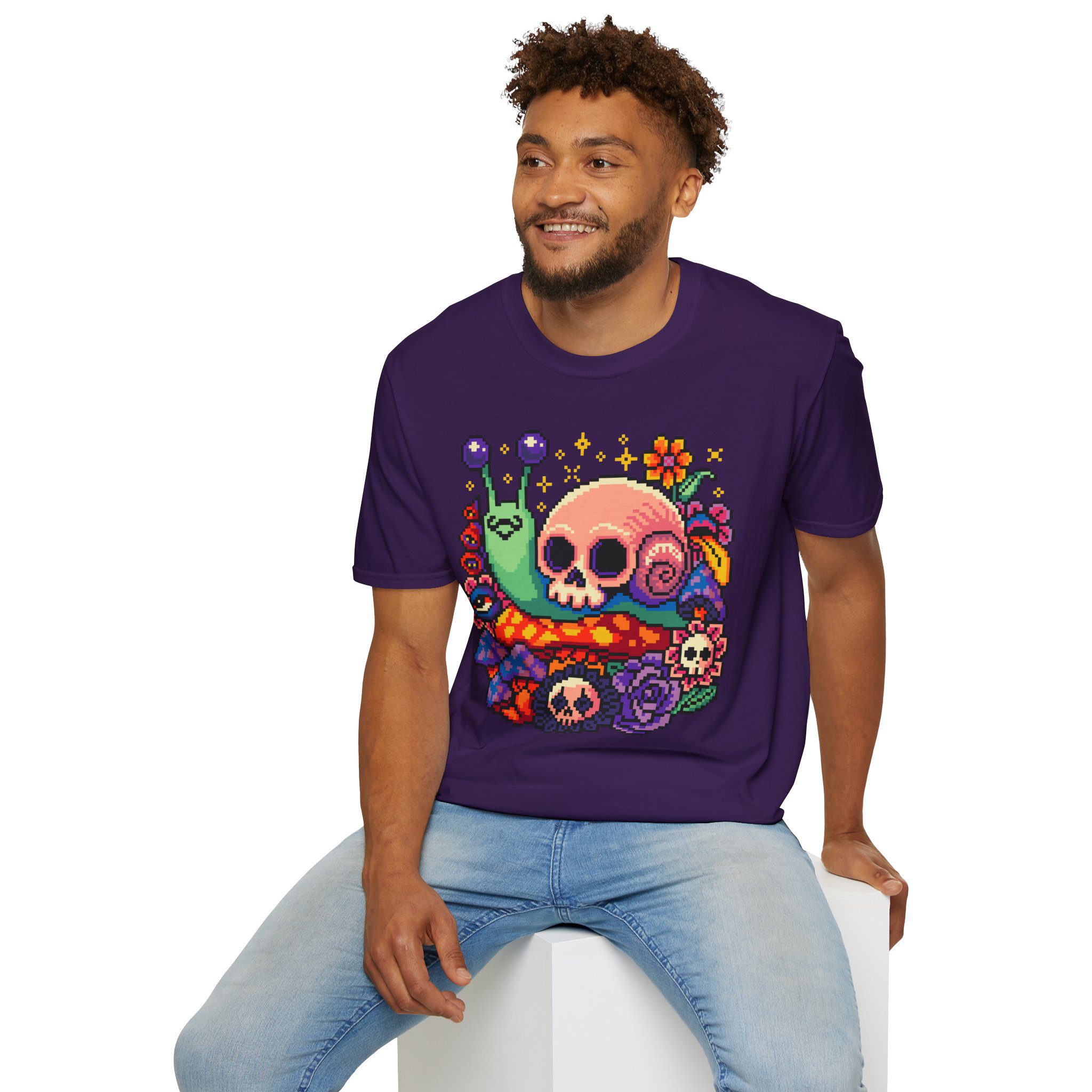 Skull Snail Unisex T-Shirt - Image 5