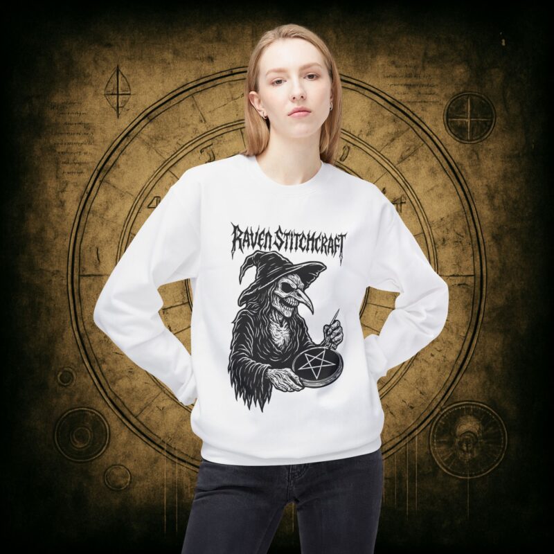 Raven Stitcher Unisex Sweatshirt - Image 8