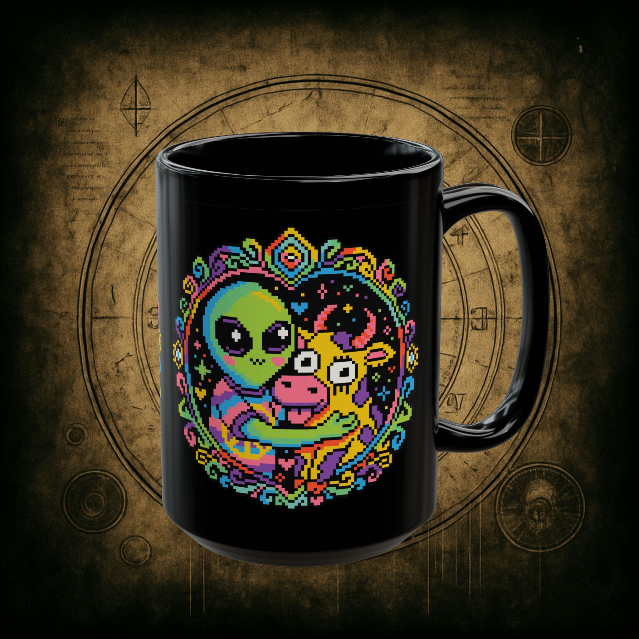 Space Cow Ceramic Mug - Image 9
