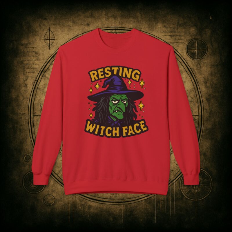 Resting Witch Face Unisex Sweatshirt - Image 4
