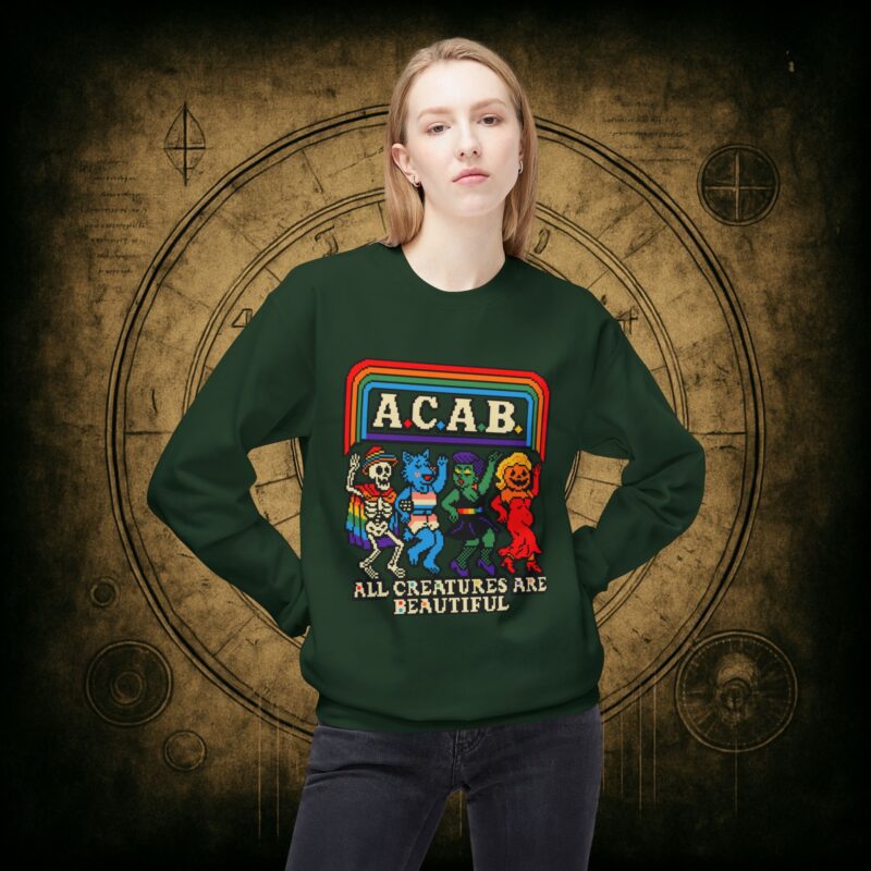 All Creatures are Beautiful Unisex Sweatshirt - Image 17