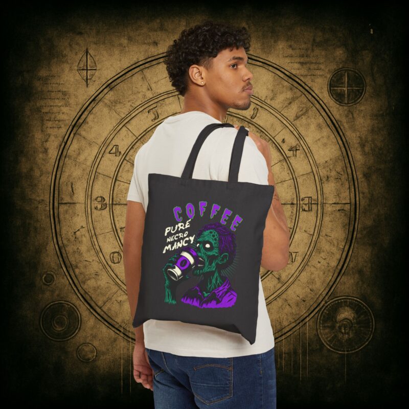 Zombie Coffee Necromancy Tote Bag - Image 2