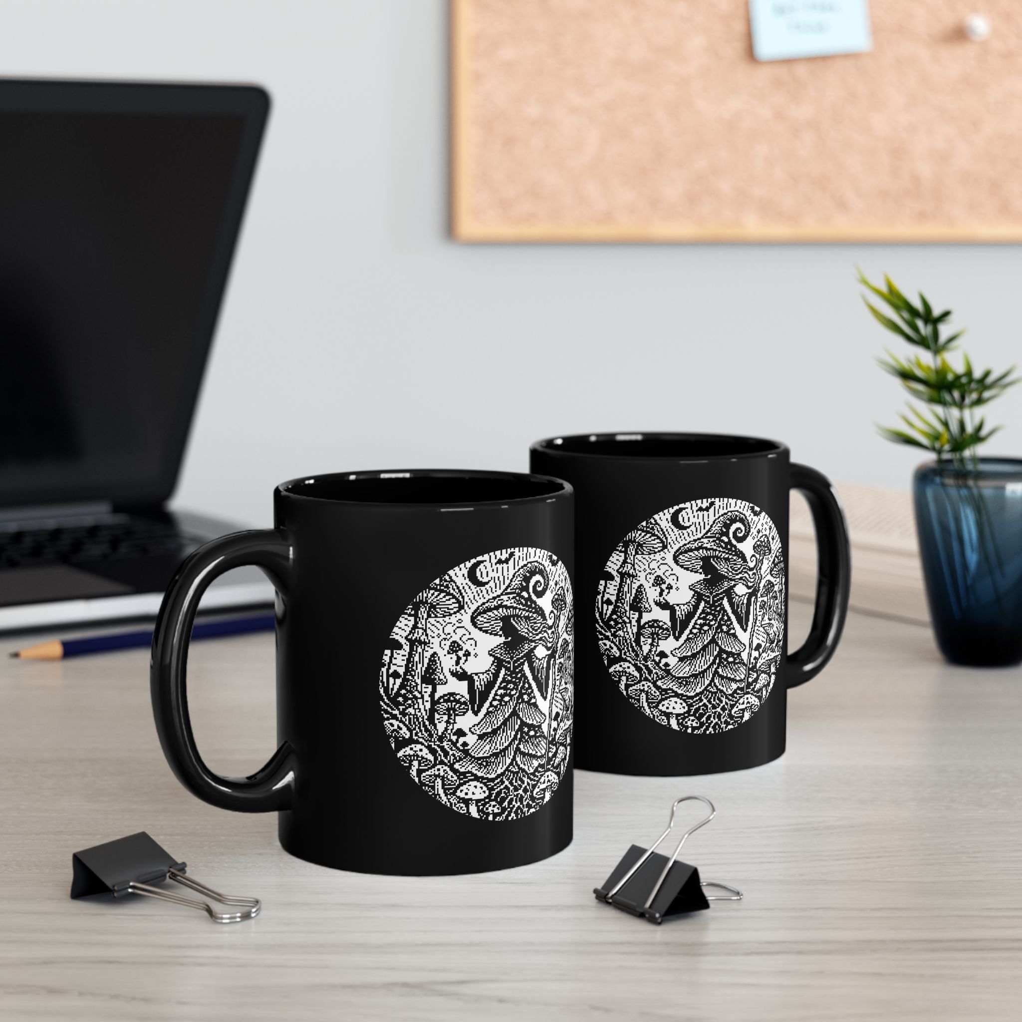 Mycelium Witch Ceramic Mug - Image 5