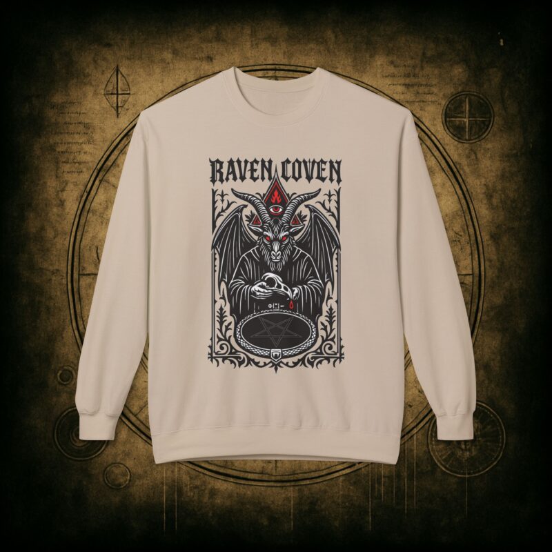 Raven Coven Initiation Unisex Sweatshirt - Image 13