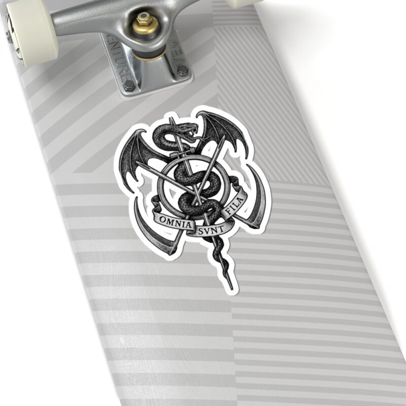Omnia Sunt Fila Kiss-Cut Sticker - Image 23
