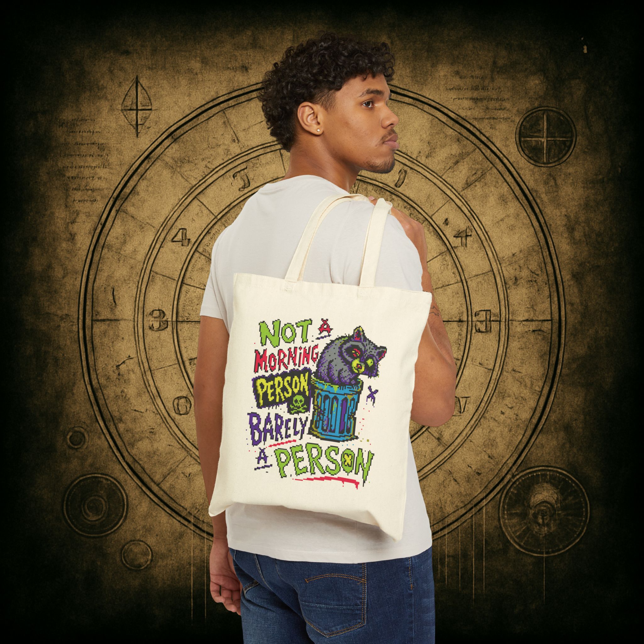 Not A Morning Person Tote Bag - Image 9