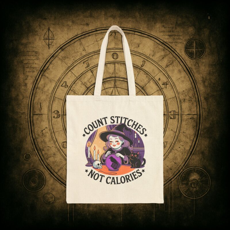 Count Stitches Not Calories Tote Bag - Image 7