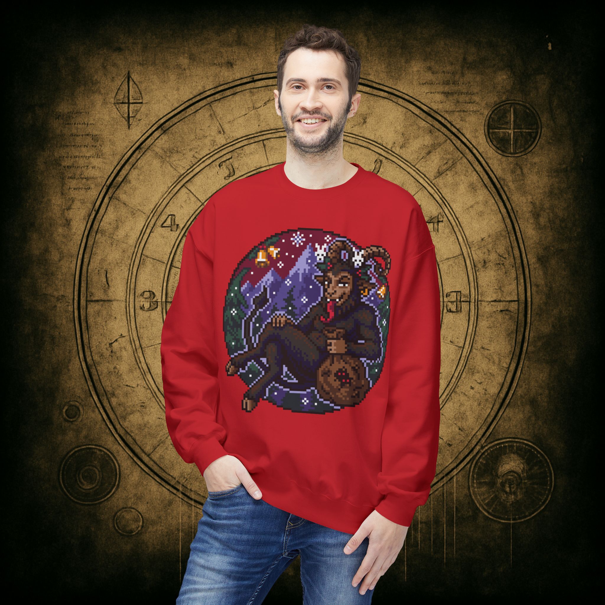 Naughty Krampus Sweatshirt - Image 11