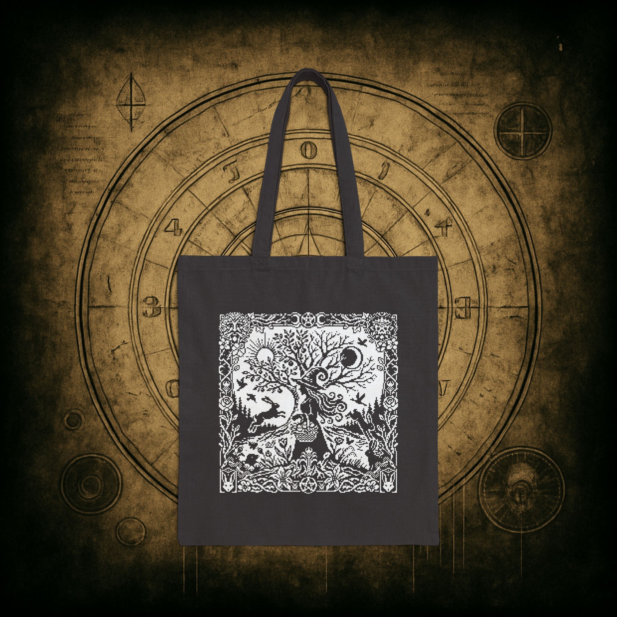 Ostara Witch Tote Bag - Image 8
