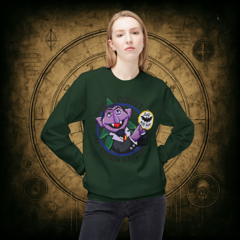 Count for Cross Stitch Unisex Sweatshirt - Image 17
