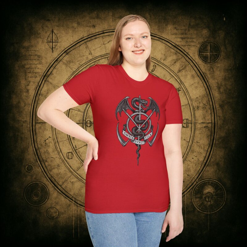 Omnia Sunt Fila Unisex T-shirt - Image 70