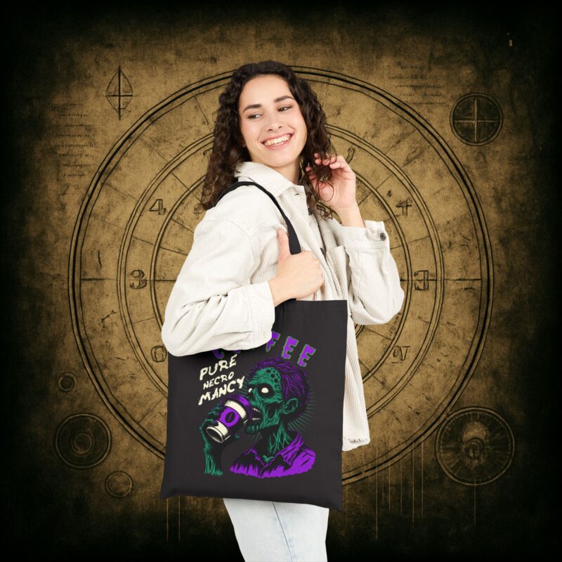 Zombie Coffee Necromancy Tote Bag - Image 3