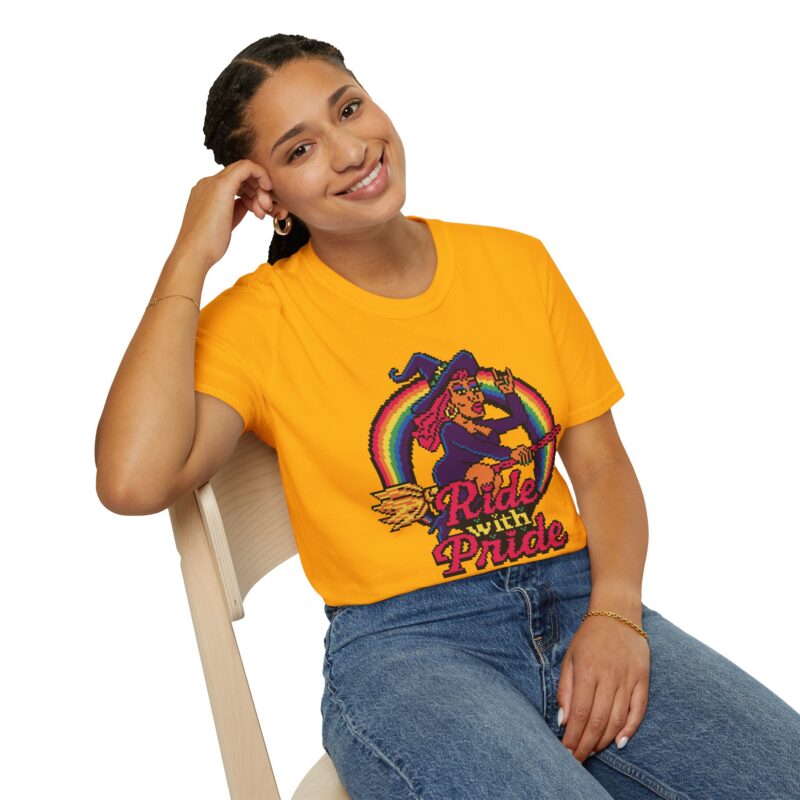 Ride with Pride Unisex T-Shirt - Image 4
