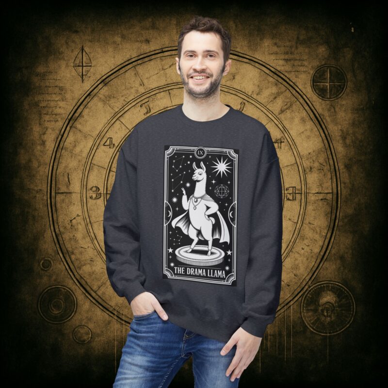 The Drama Llama Tarot Unisex Sweatshirt - Image 21