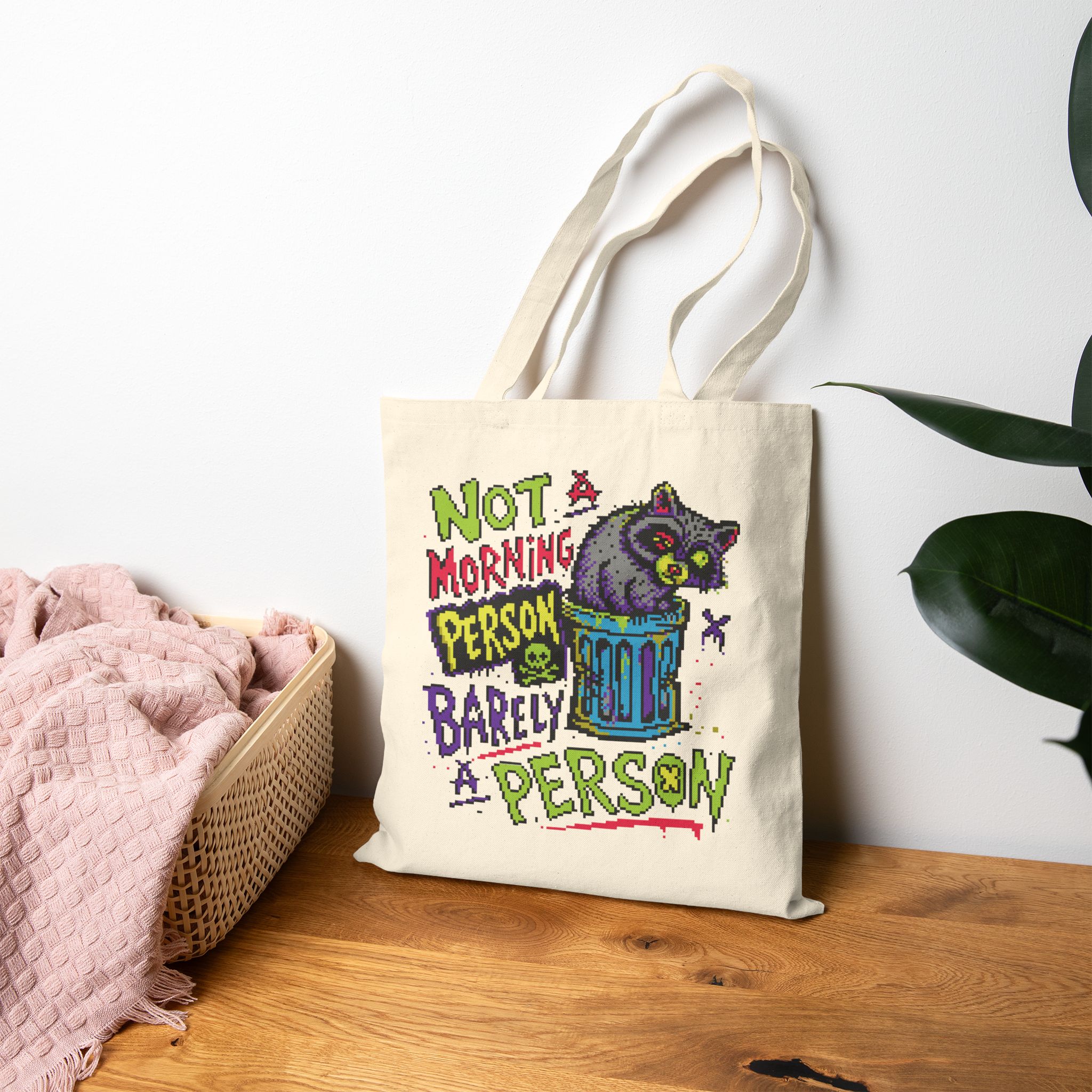 Not A Morning Person Tote Bag - Image 13