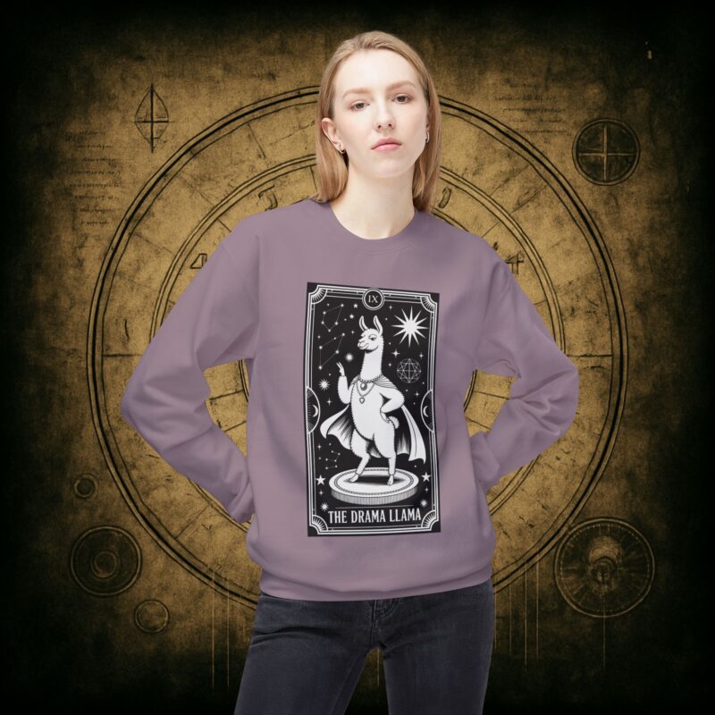 The Drama Llama Tarot Unisex Sweatshirt - Image 38