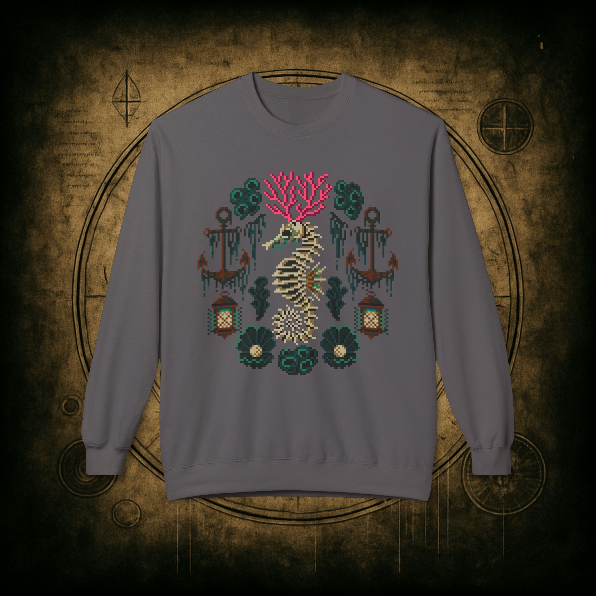Coral Seahorse Sweatshirt - Image 41
