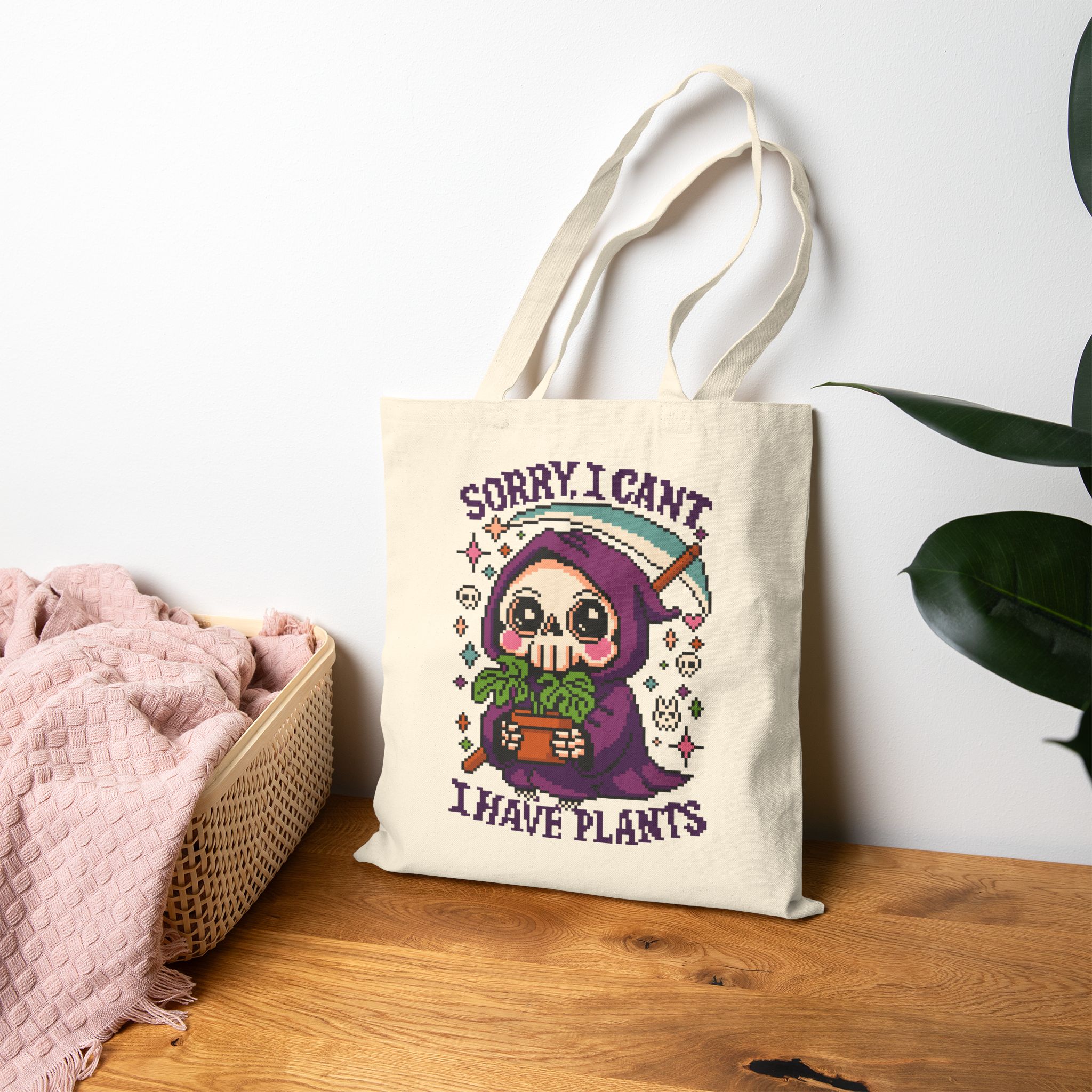 Sorry, I Can't, I Have Plants Tote Bag - Image 13