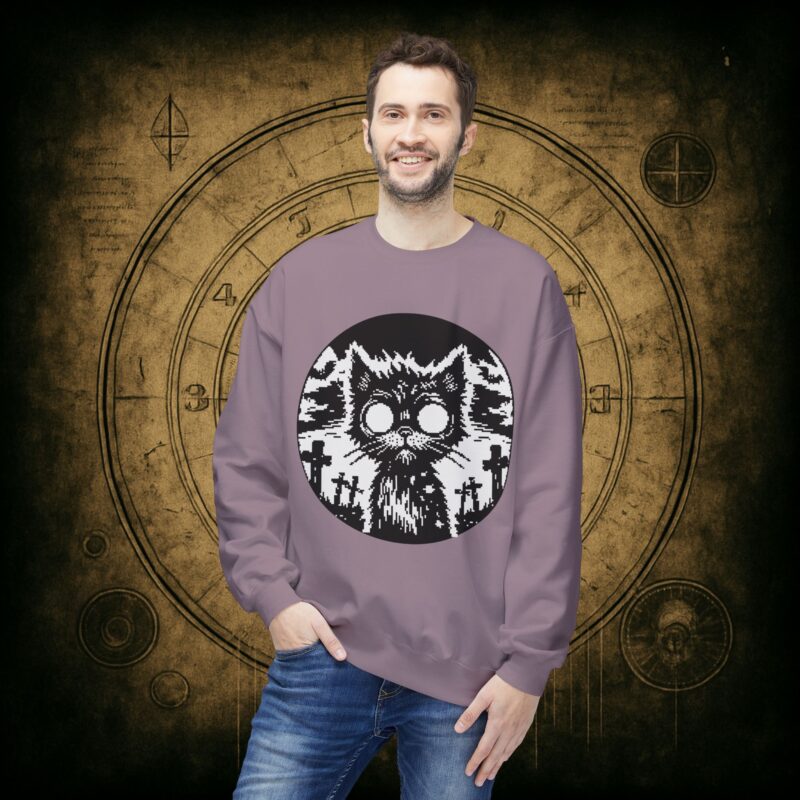 Zombie Cat Unisex Sweatshirt - Image 39