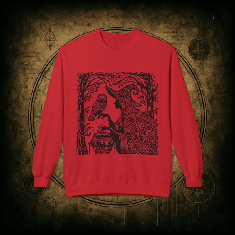 Wood Witch 2 Unisex Sweatshirt - Image 4