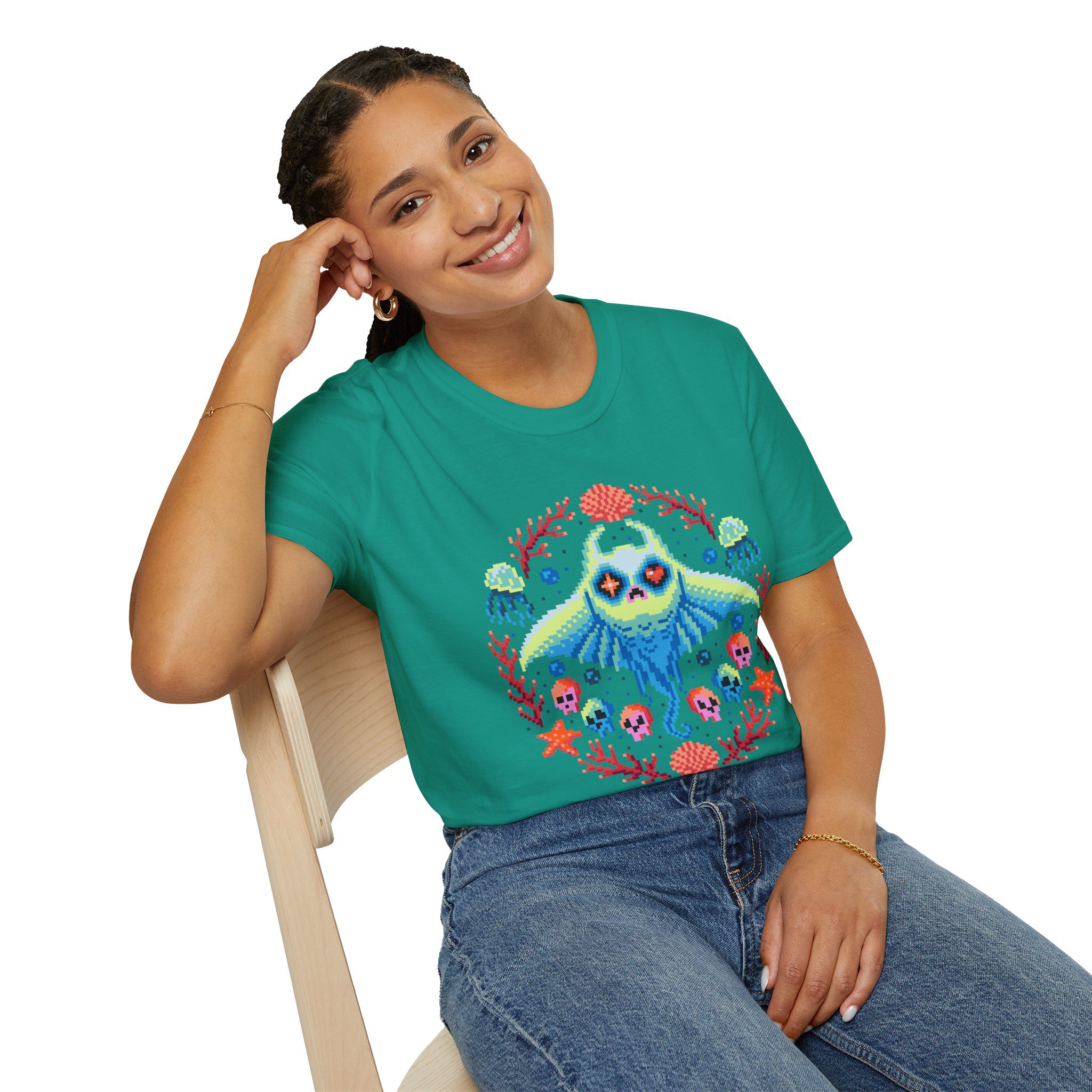 Manta Ray Unisex T-Shirt - Image 46