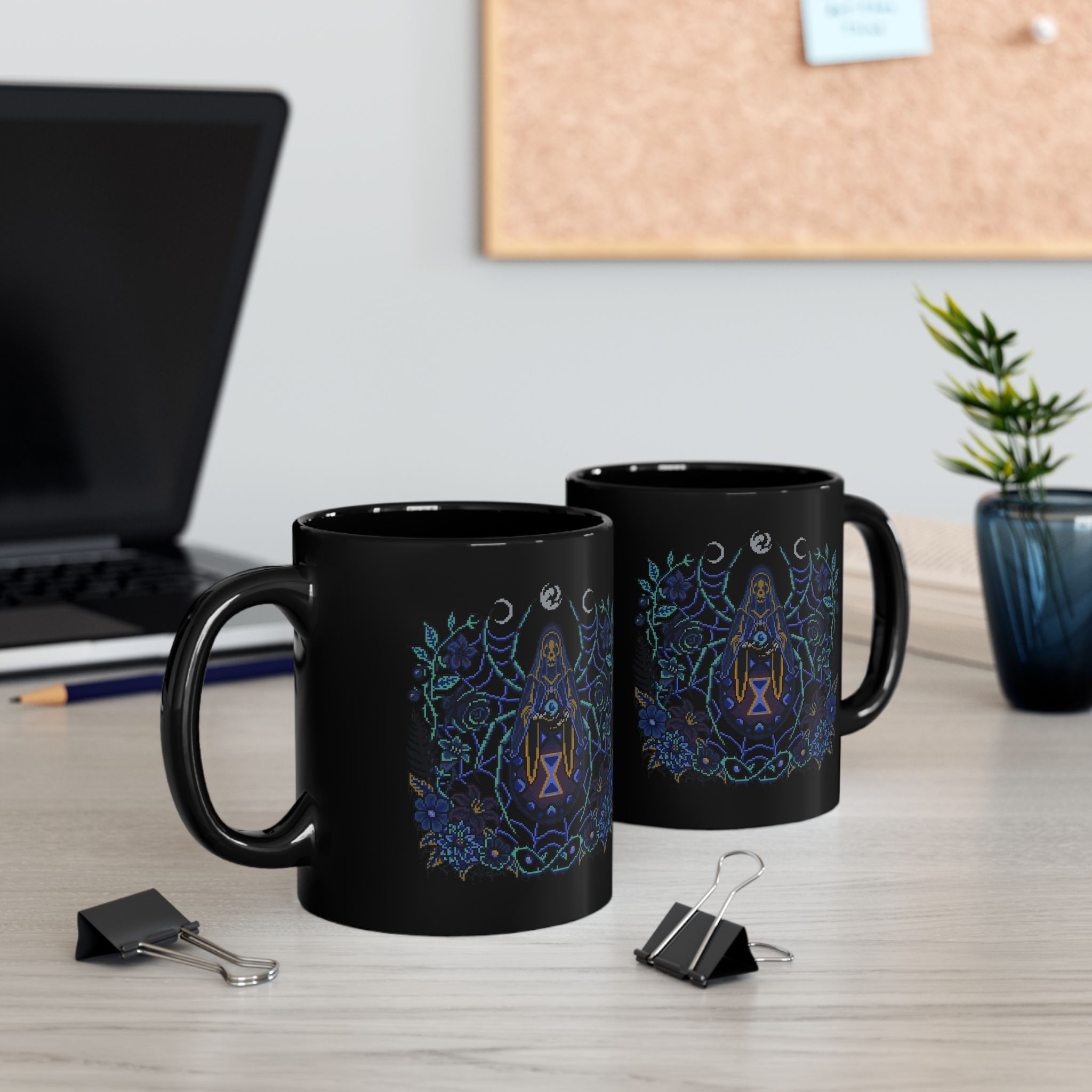 Black Widow Night Ceramic Mug - Image 5