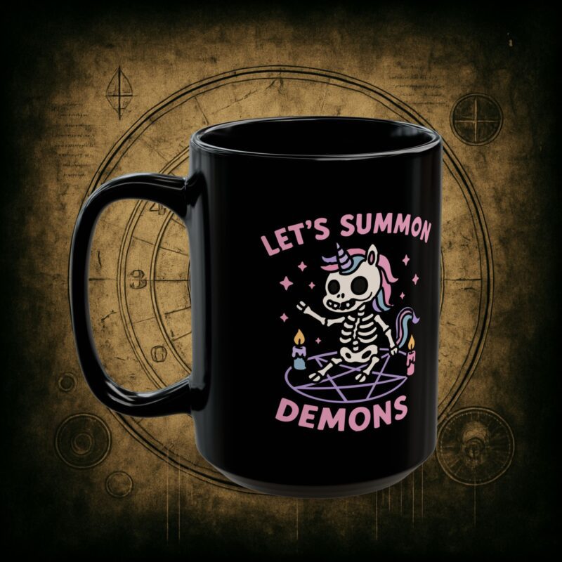 Let’s Summon Demons Ceramic Mug - Image 8