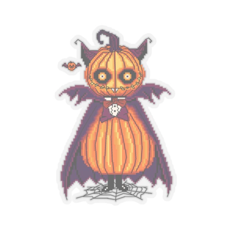 Count Pumpcula Kiss-Cut Sticker - Image 4