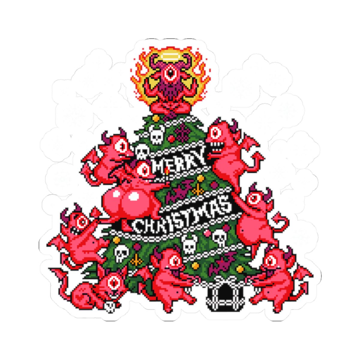 Merry Christmas Kiss-Cut Sticker - Image 7