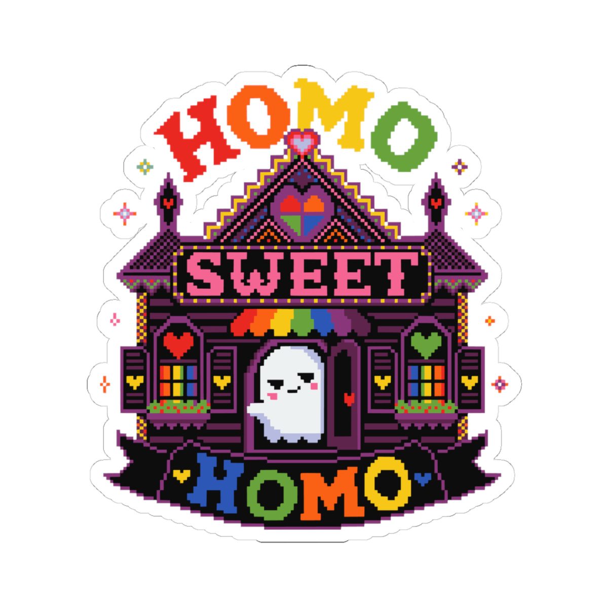 Homo Sweet Homo Kiss-Cut Sticker