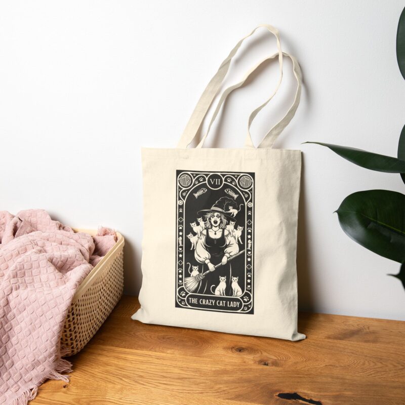 The Crazy Cat Lady Tote Bag - Image 12