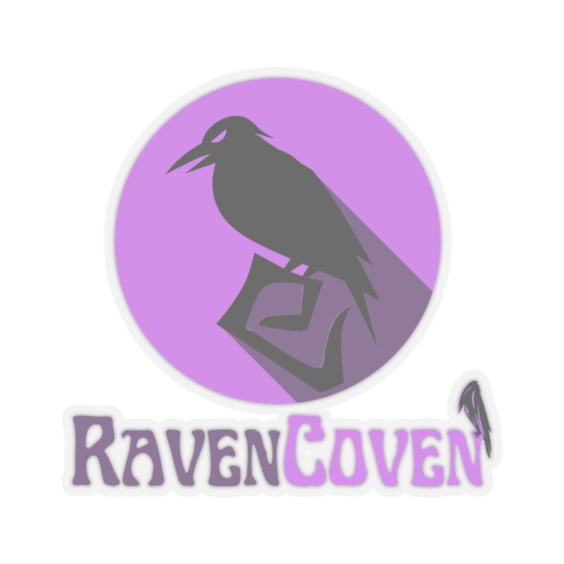 Raven Coven Logo Kiss-Cut Sticker - Image 10