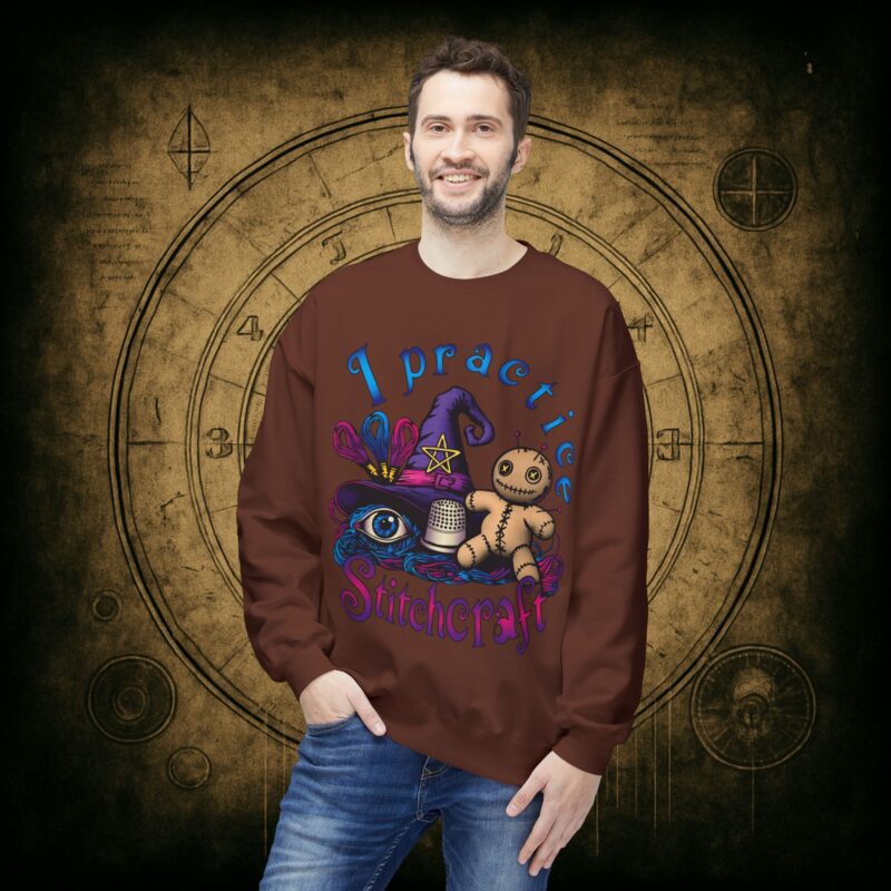 I Practice Stitchcraft Unisex Sweatshirt - Image 12