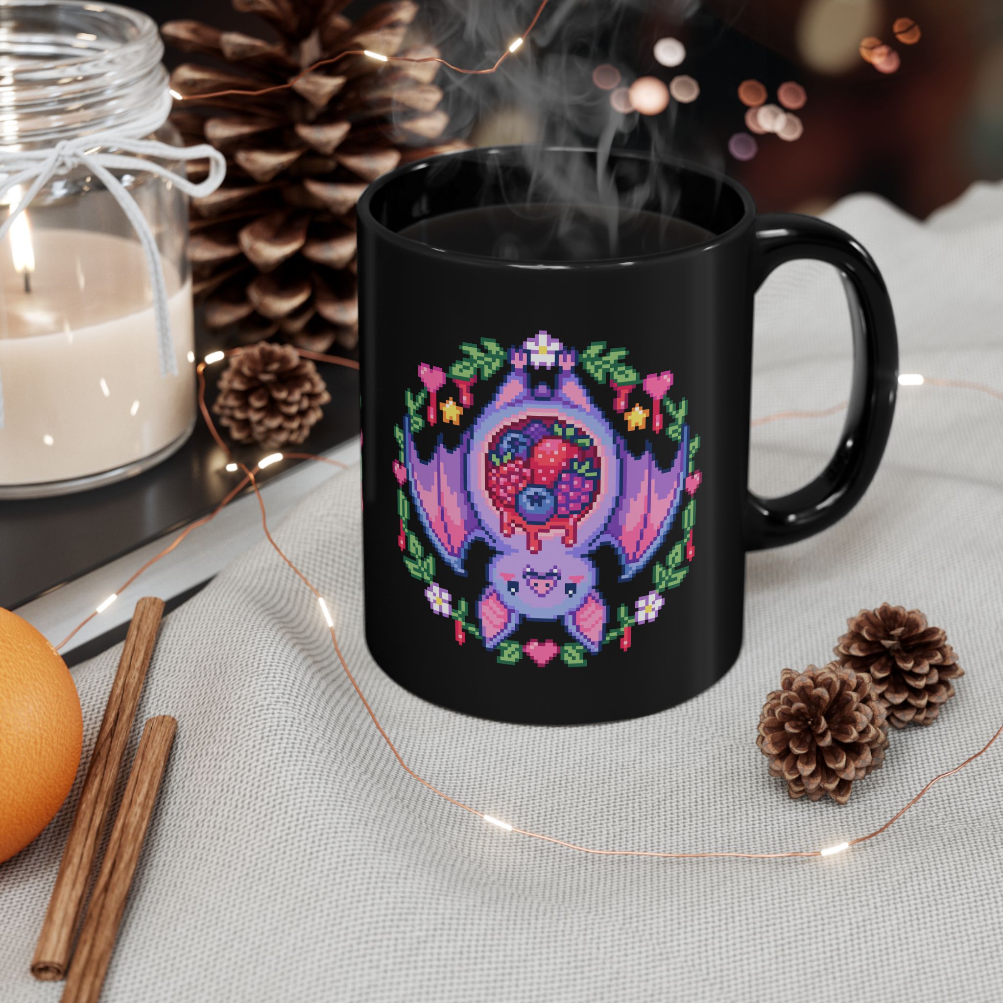 Fruit Bat Ceramic Mug - Image 4