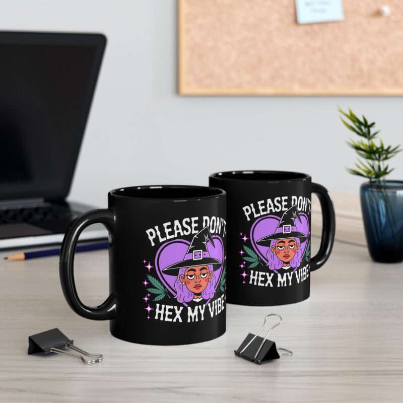 Don’t Hex My Vibe Ceramic Mug - Image 5