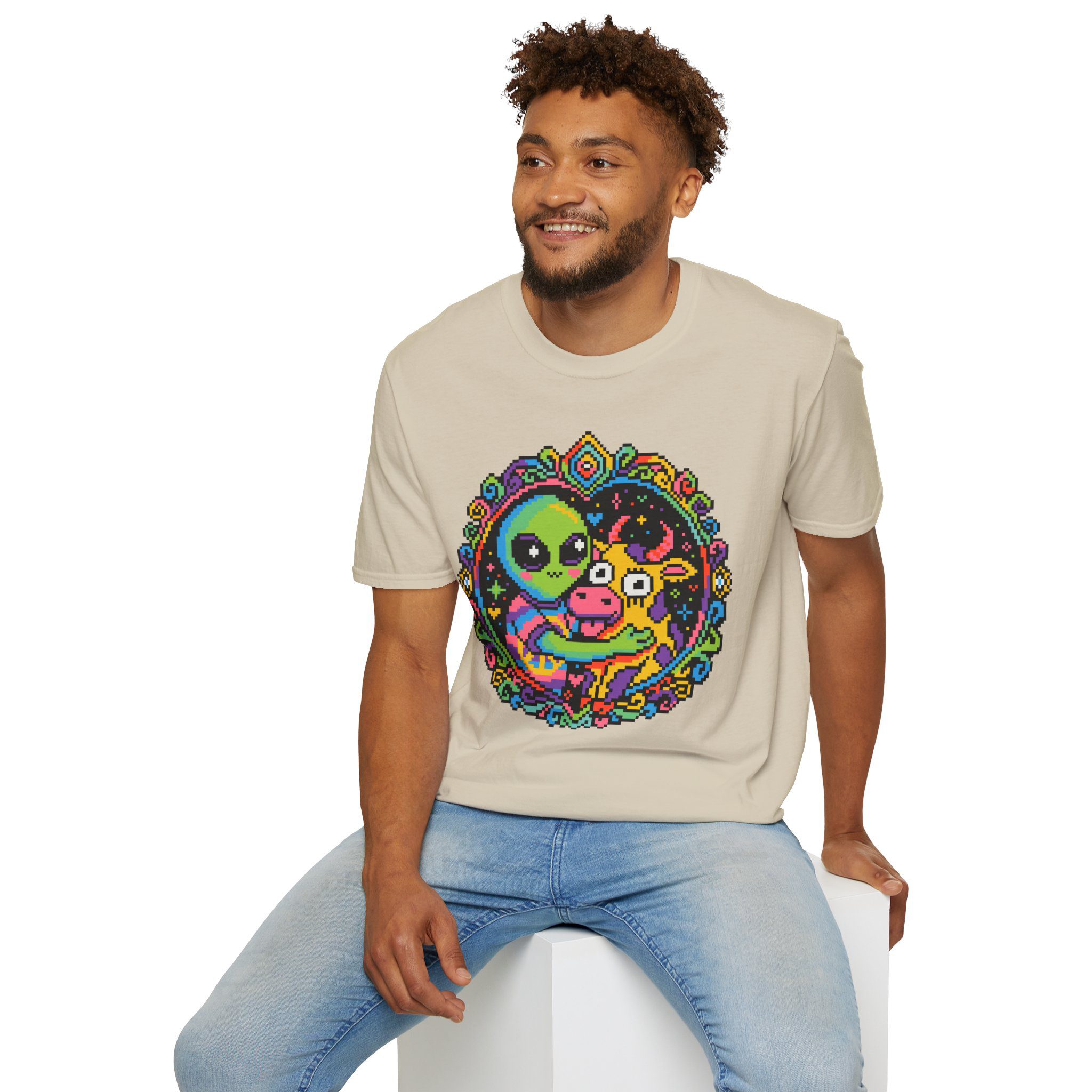Space Cow Unisex T-Shirt - Image 40