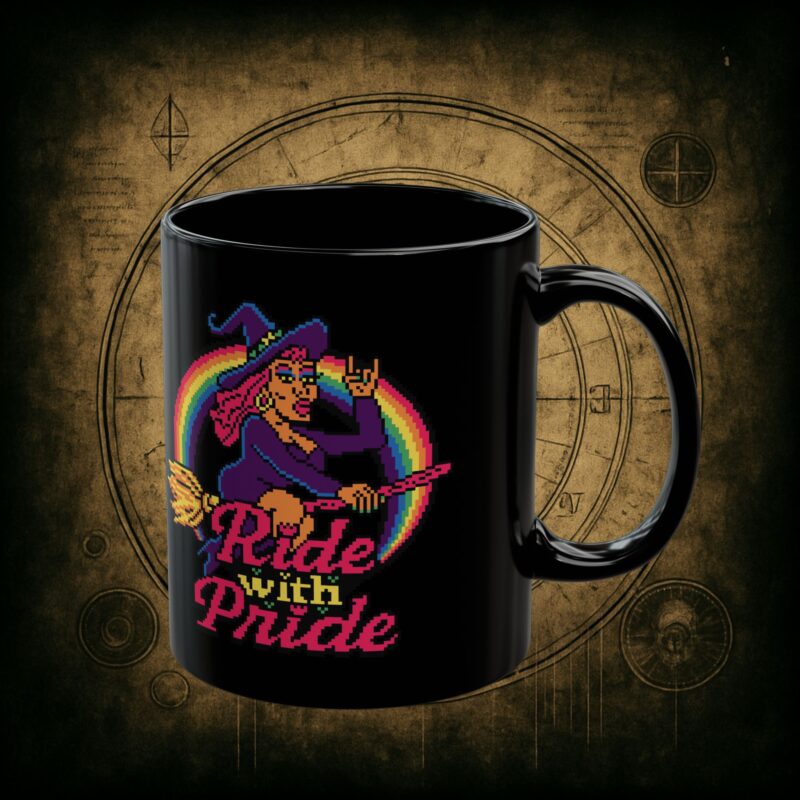 Ride with Pride Ceramic Mug - Image 2